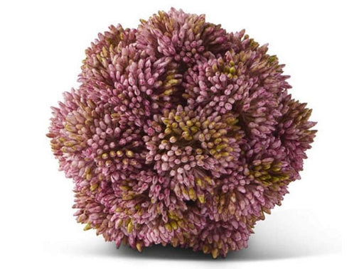 Purple flower ball on a white background