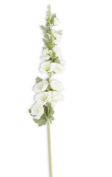 Hollyhock Stem 43"- 3 Colors