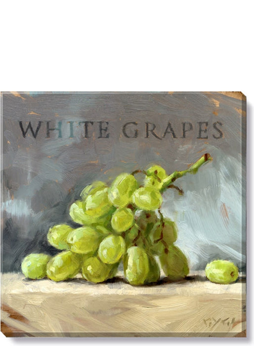 WHITE GRAPES Sign Wall Art