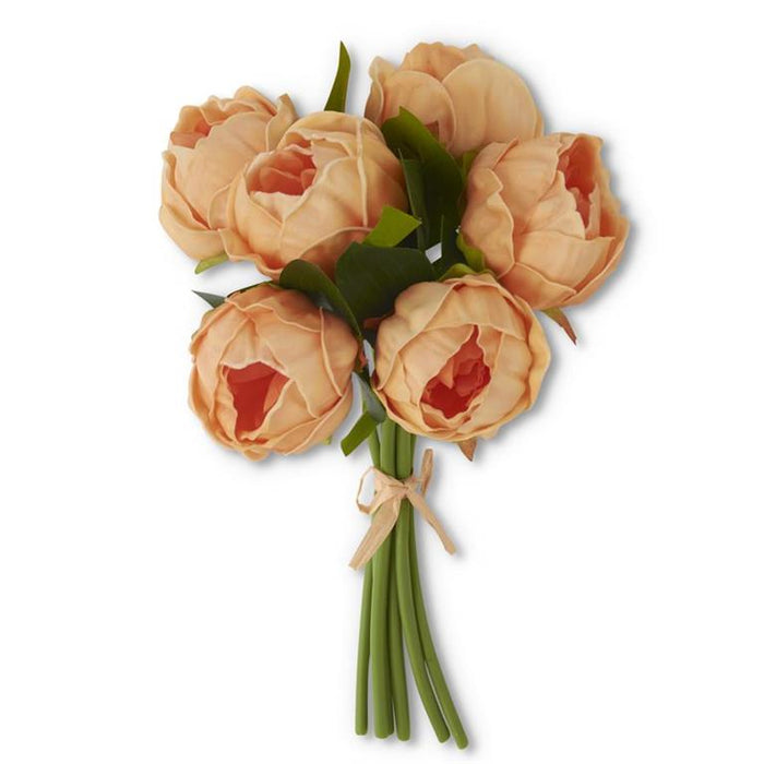 Peach Real Touch Peony Bundle