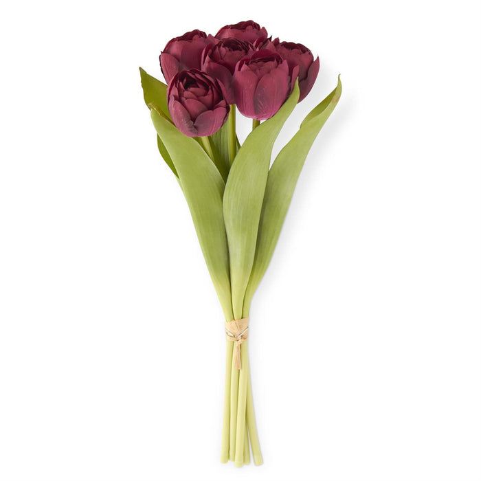 Red Real Touch Tulip Bundle