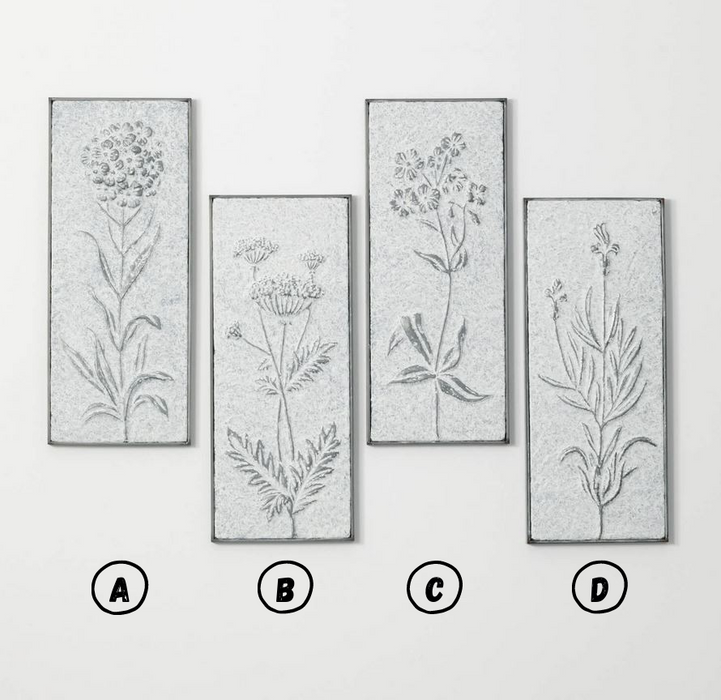 ﻿Herb Wall Decor - 4 Styles