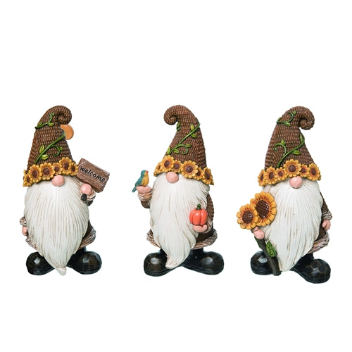 Harvest Sunflower Gnome - 3 Options