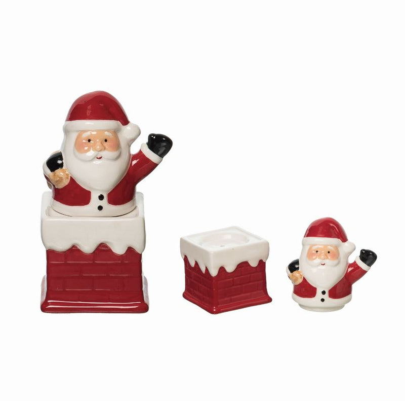 Santa & Chimney Salt and Pepper Set