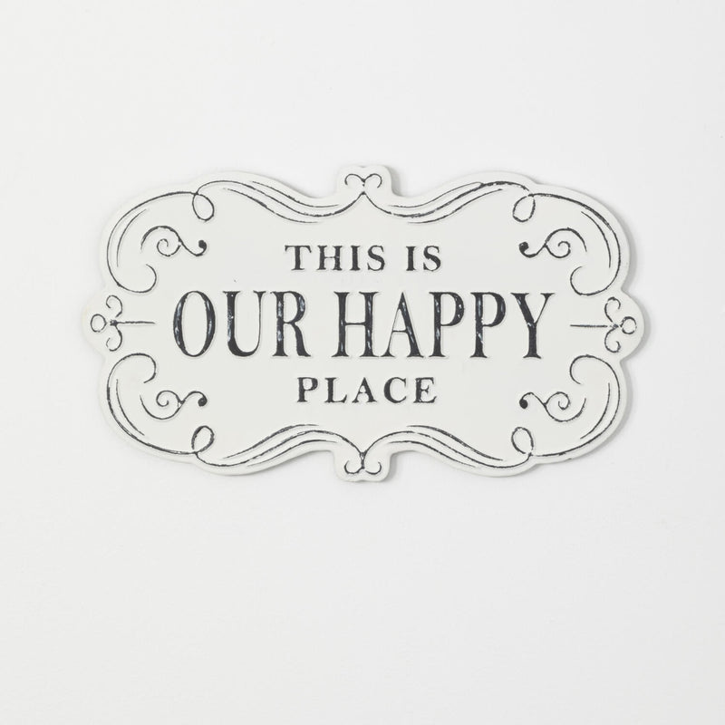 Our Happy Place Wall Decor