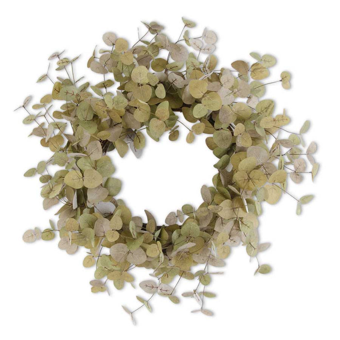 Green Two-Tone Eucalyptus Wreath - 24"