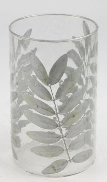 Glass Leaf Vase