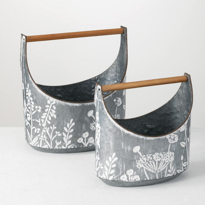 Flower Trug with Handles - 2 Options