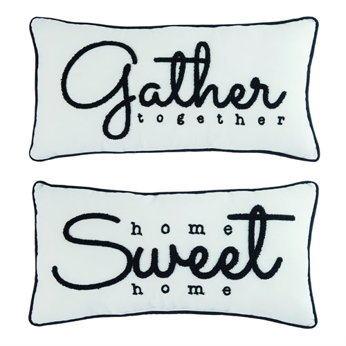 Gather Together and Home Sweet Home Pillows - 2 Styles