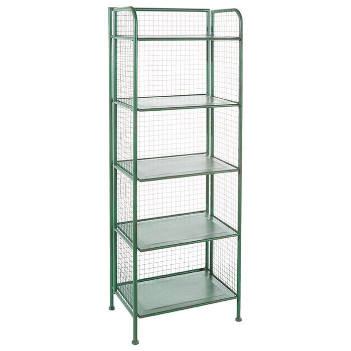 Green Metal Shelf - 5'