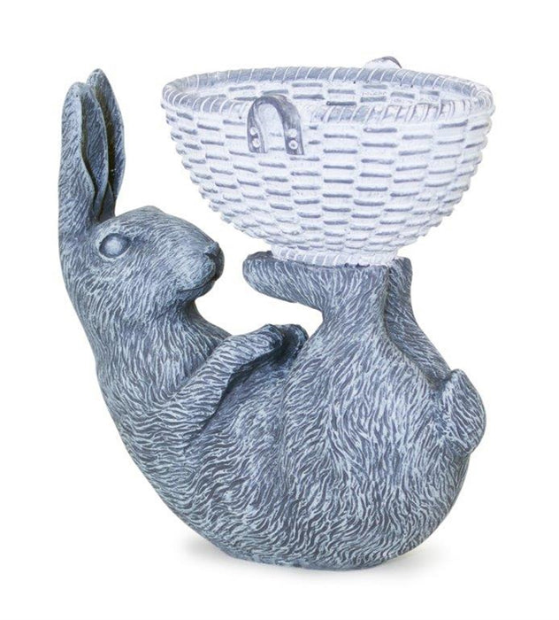 ﻿Laying Rabbit with Basket