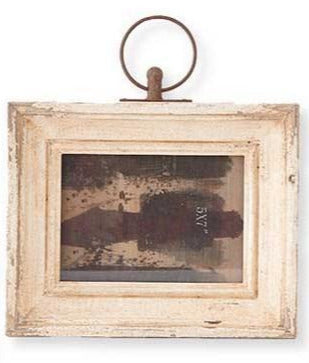 White Vintage Wood Frames - 4 Options