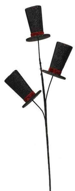 Glitter Ribbon Hat Spray