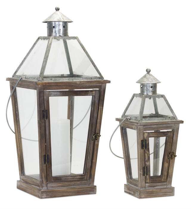 Wooden Lanterns - 2 Sizes
