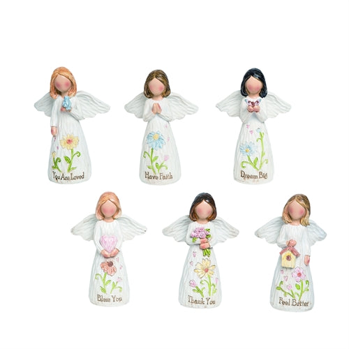 Flower Angels with Sentiments - 6 Styles
