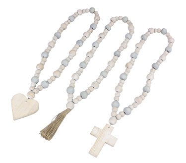 Wood Blessing Bead Hanger