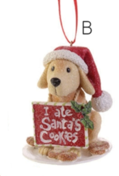 DOG ORNAMENT - 4 Options