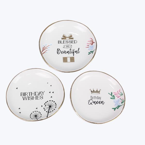 Birthday Wishes Trinket Dish - 3 Styles