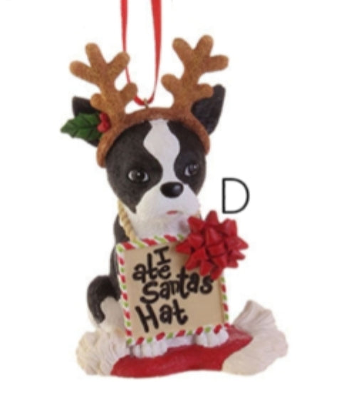 DOG ORNAMENT - 4 Options