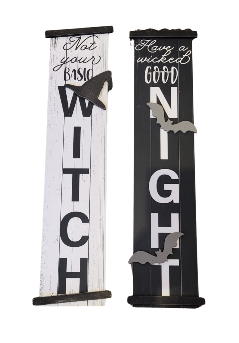 Hanging Wicked Slat Décor