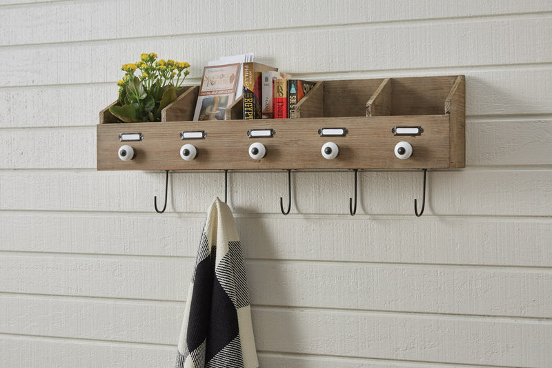 Rustic Wood Wall File Box