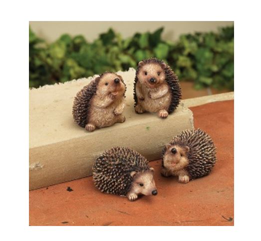 Hedgehog Figurines - 4 Styles