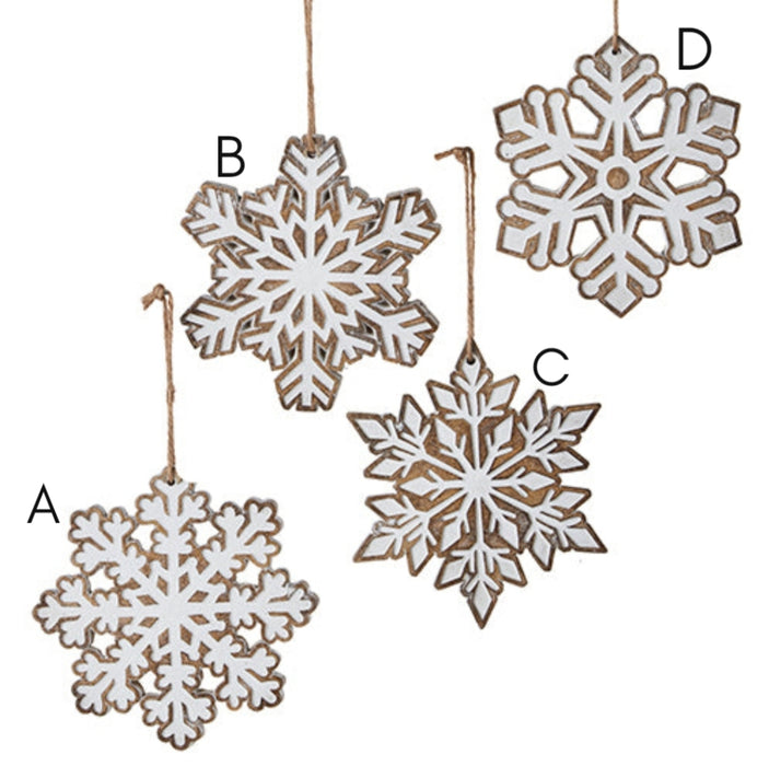 Snowflake Ornament - 5 Options