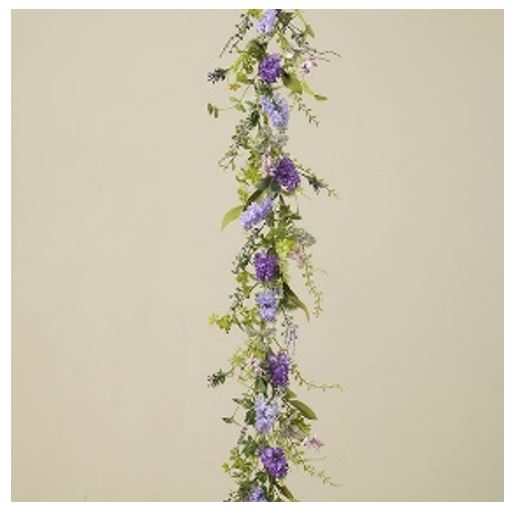 Natural Twig Flower Garland - 5'L