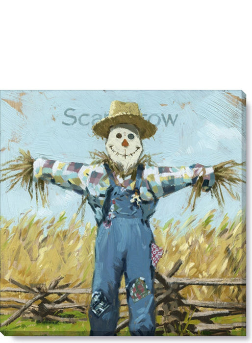 Fenced-In Scarecrow Wall Art