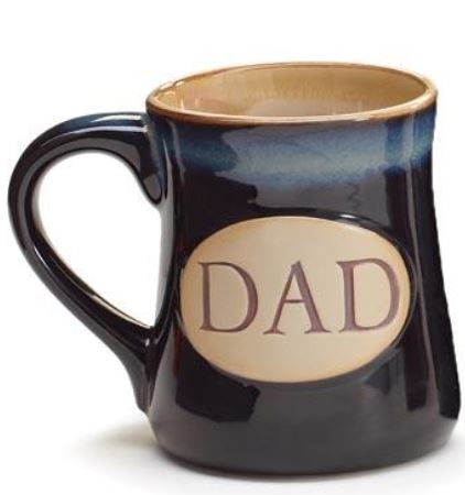 Dad Messages Porcelain Mug - Navy