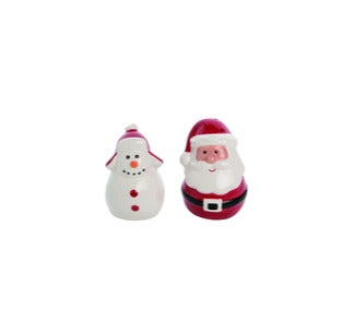 Santa Snowman Salt and Pepper Set