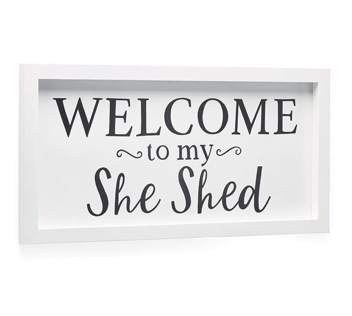 Welcome To My She Shed Wall Hanging