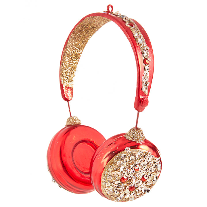 Glass Headphone Ornament