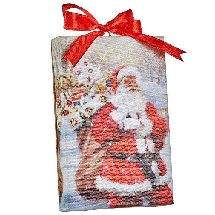 Santa Lighted Print