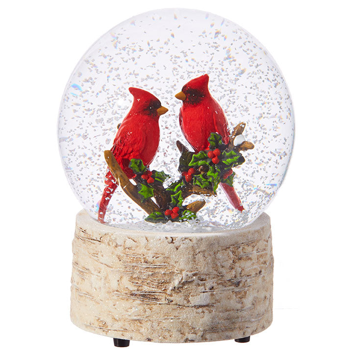 Cardinal Musical Water Globe