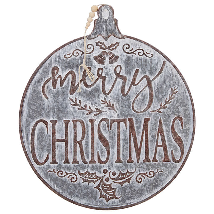 Merry Christmas Ornament 25"