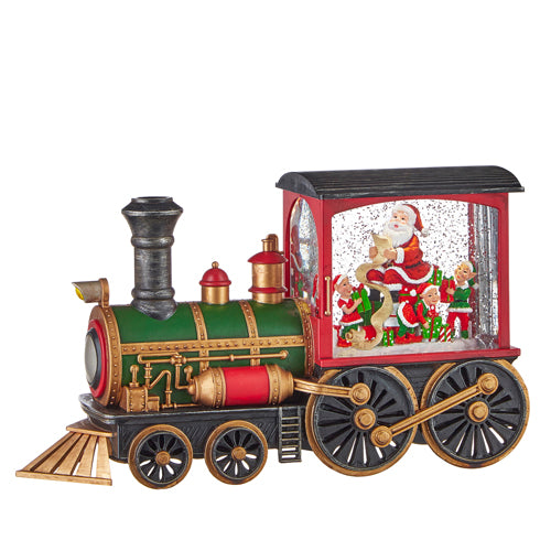 Santa's List Musical Lighted Water Train