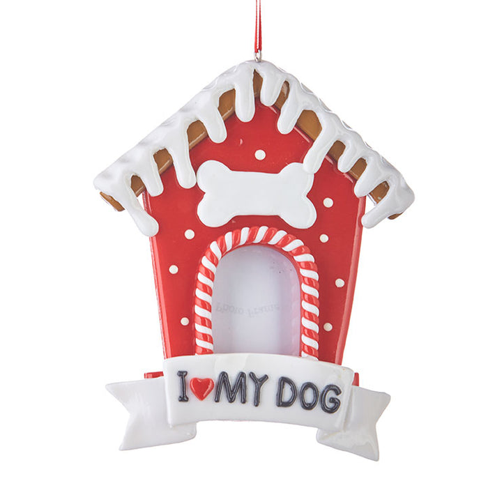 GingerBread Dog House Ornament