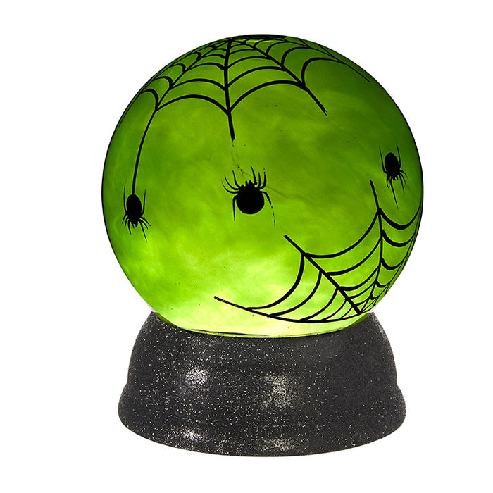 Spider Web Lighted Globe