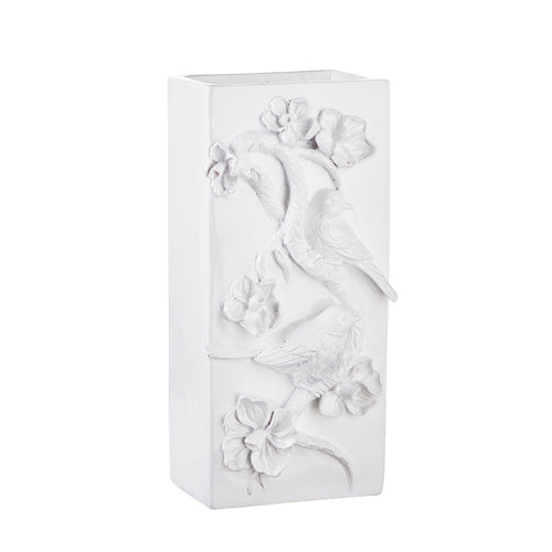 Birds on Branch Square Vase