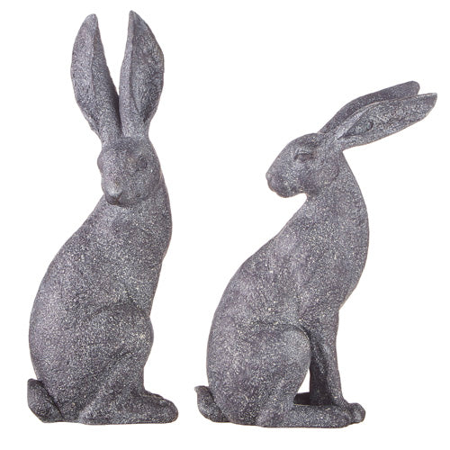Speckled Finish Rabbit - Set of 2
