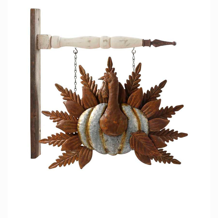Tin Turkey with Rusty Tail Arrow Replacement