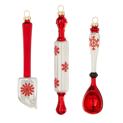 Holiday Utensil Ornament - 4 Options