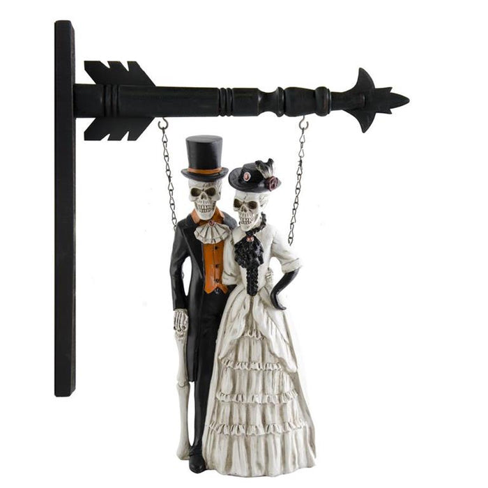 Formal Dressed Skeleton Couple Arrow Replacement