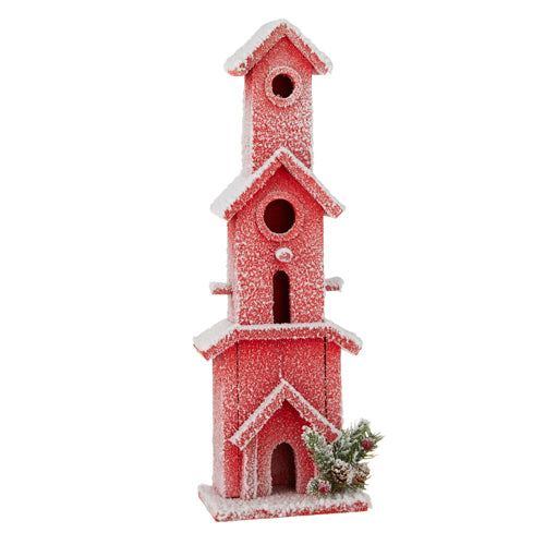 RED BIRD HOUSE AND CHURCH - 2 Styles