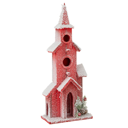 Red Birdhouse and Church - 2 Styles