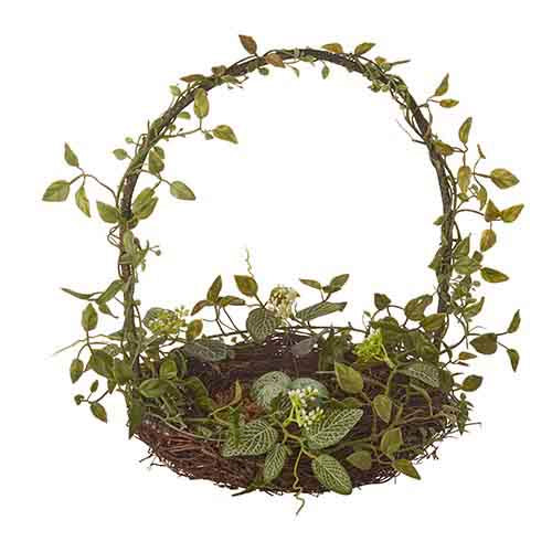 Basket with Bird Nest