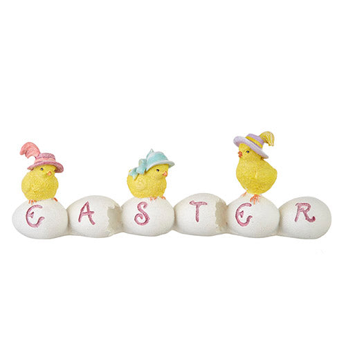 Easter Chicks on Eggs