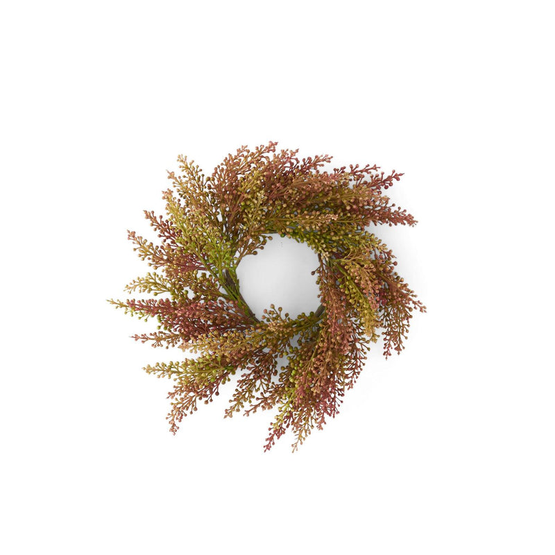 Green & Orange Seeded Lilac Candle Rings