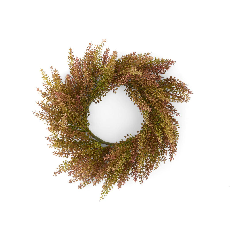 Green & Orange Seeded Lilac Candle Rings